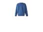 Blauwe longsleeve sweater voor kinderen, achterkant