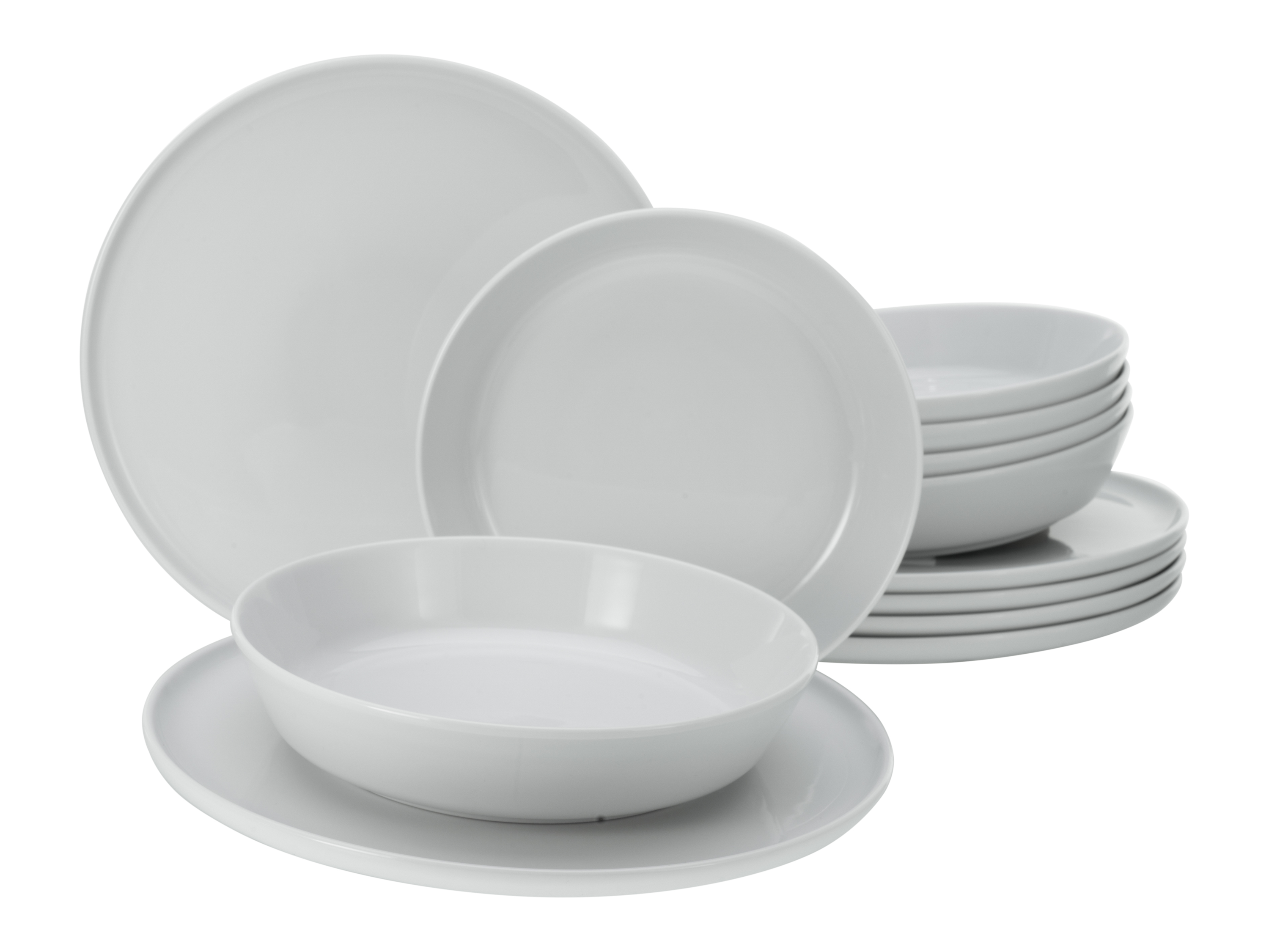Creatable Serviesset Chef Collection (12-delig servies, Wit)