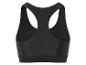 Zwarte sportbeha, racerback model.