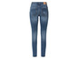 Een paar blauwe skinny jeans van Denim Department.