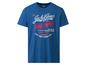 Blauw Jack & Jones T-shirt met vintage design.