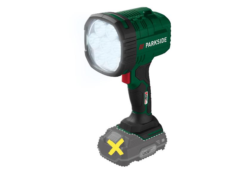 PARKSIDE X 20V TEAM draadloze LED-schijnwerper met accu