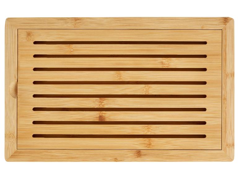 Bamboe broodtrommel met ventilatiesleuven.