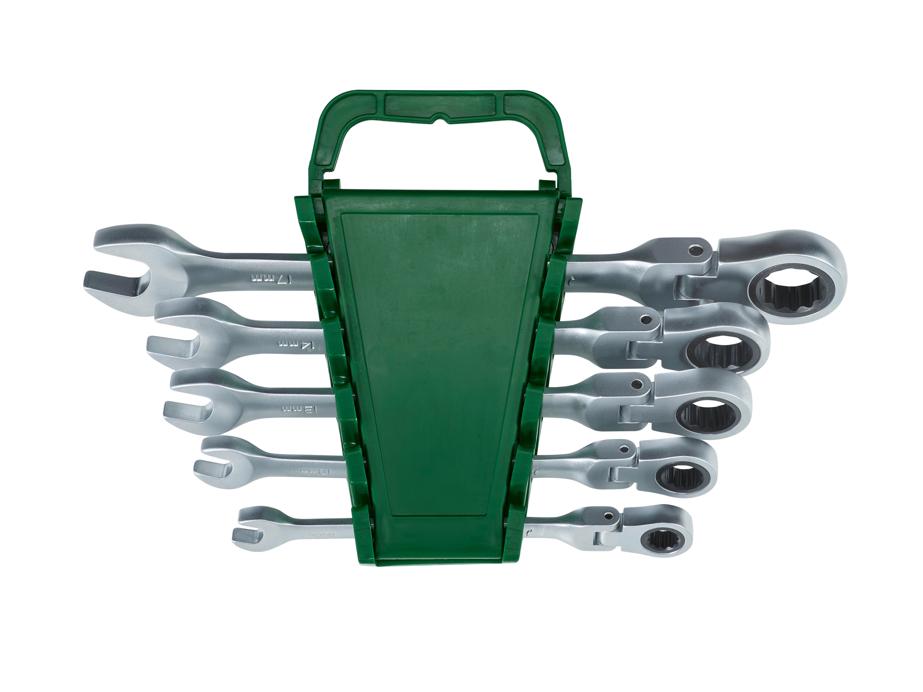 PARKSIDE Steek- en ratelringsleutelset (Met knik 5-delig) afbeelding