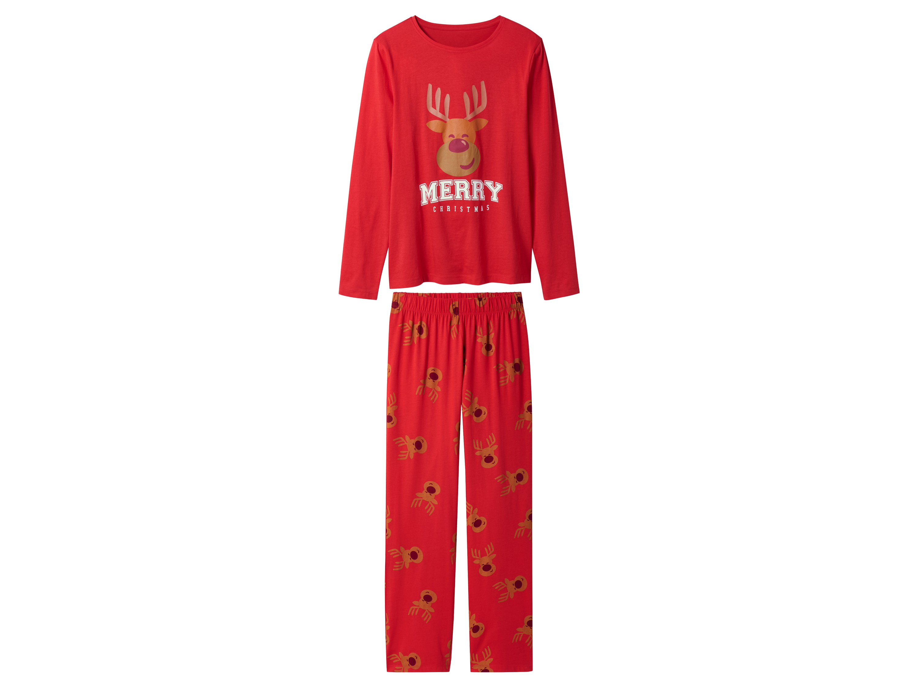 esmara Dames kerstpyjama (Rood, XS (32/34)) afbeelding
