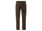 Bruine chino broek met twee achterzakken.