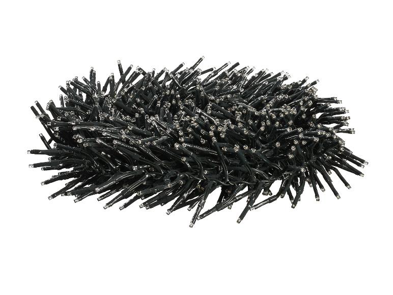 Zwarte LED-kerstverlichting