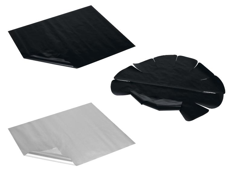 Zwart en zilver bakfolie