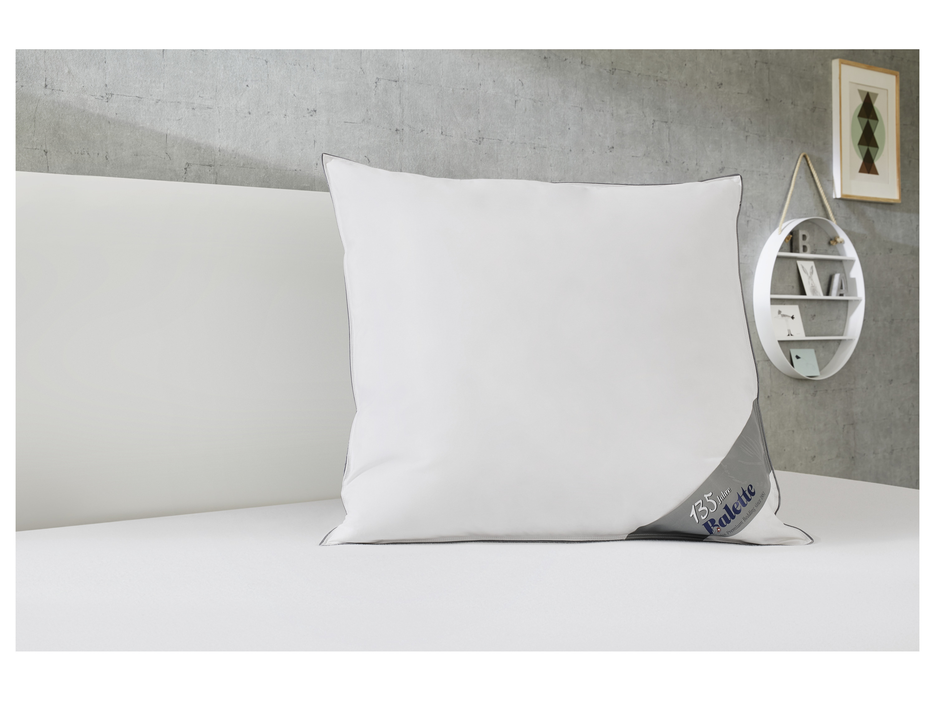 BALETTE 3-kamer hoofdkussen Premium Selection 100% dons (80 x 40 cm)