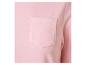 Roze fleecetrui met borstzak