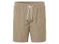 Beige shorts met trekkoord.