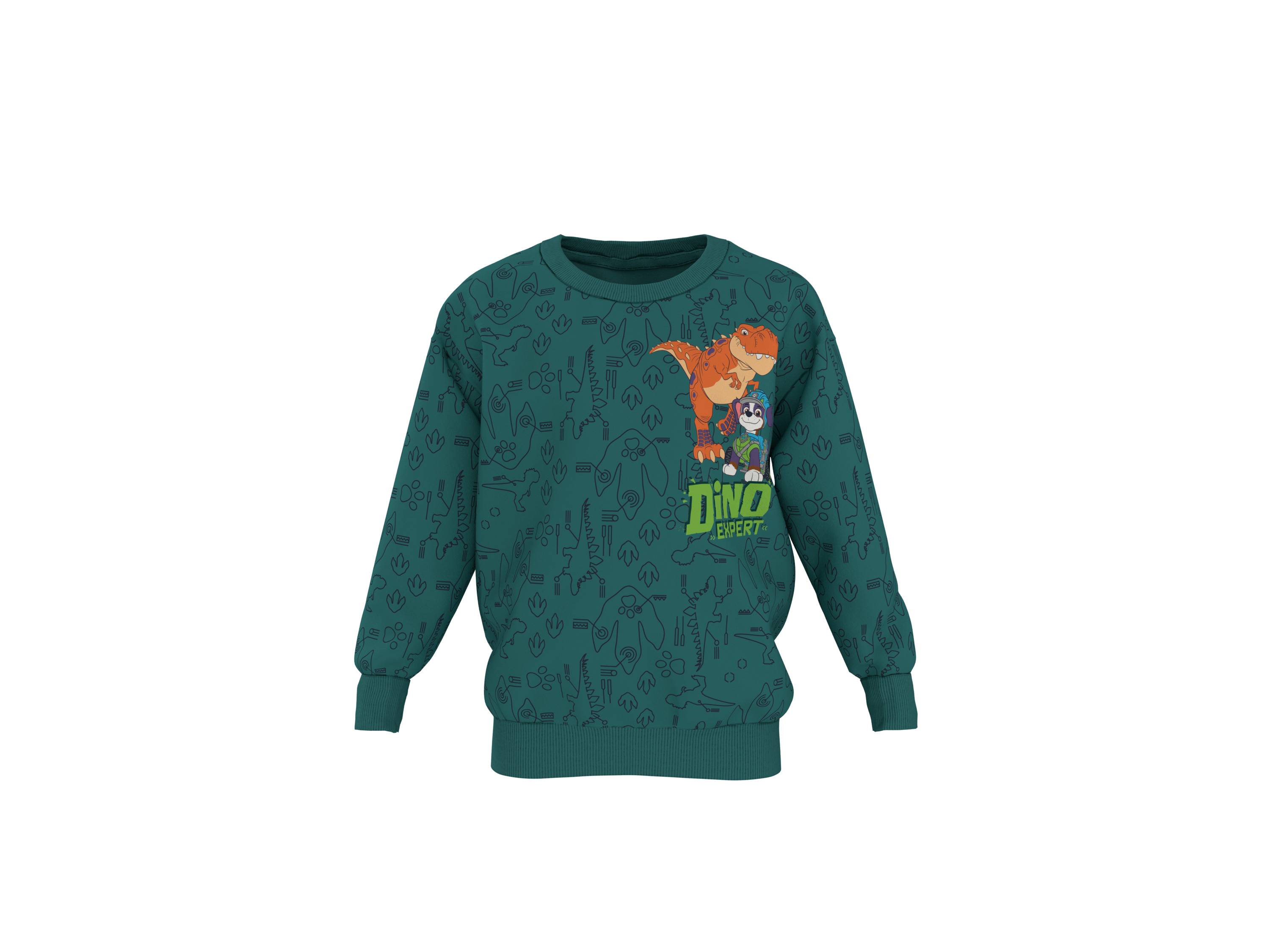 LUPILU Kinder sweater of hoodie Paw Patrol (Petrol, 98/104)