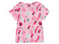 Roze T-shirt met zeesterren en schelpen print