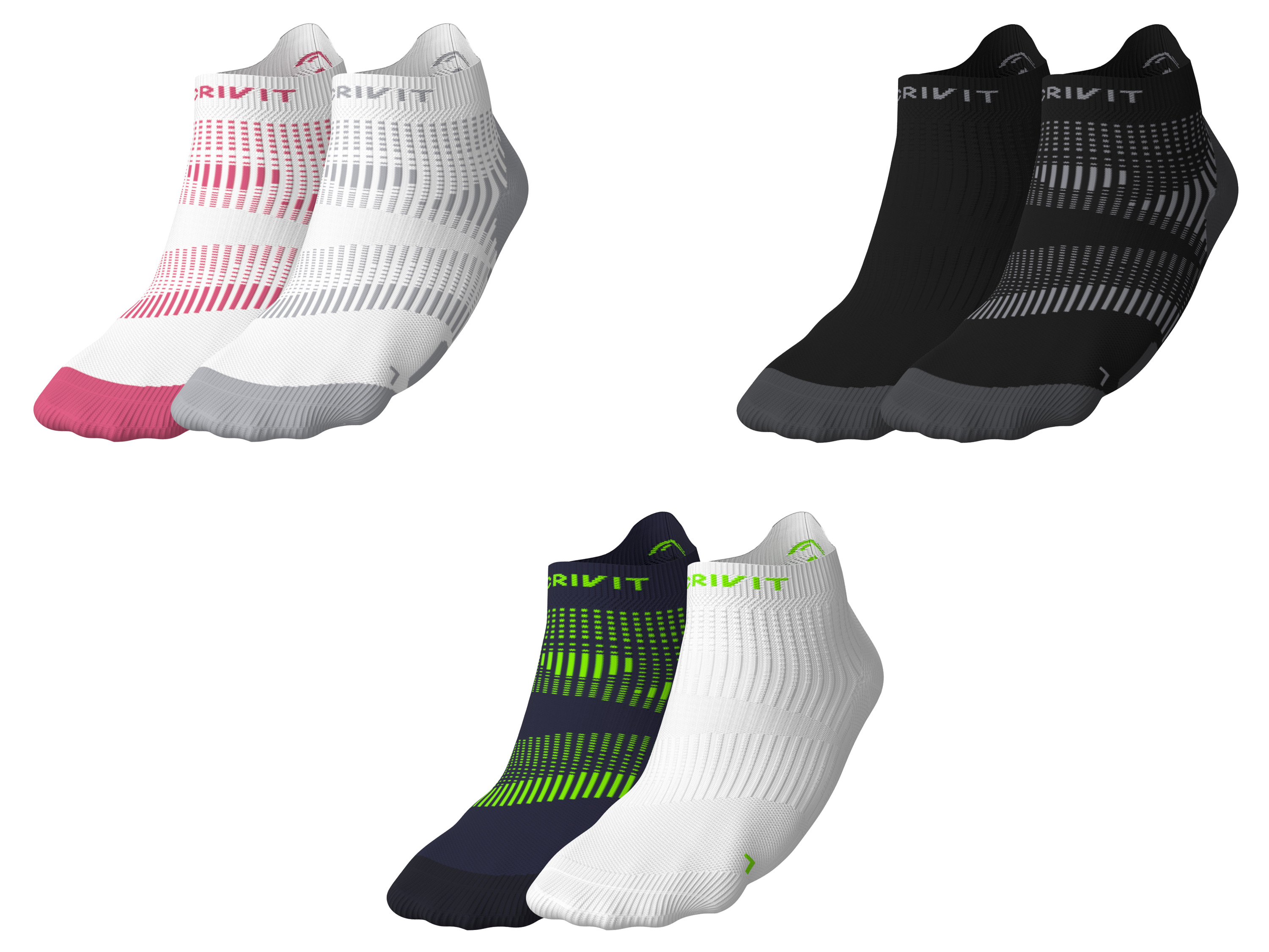 CRIVIT 2 Paar hardloopsokken - 1