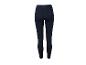 Donkerblauwe sportlegging voor dames met hoge taille, achteraanzicht