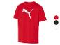 Rood Puma t-shirt met wit logo.