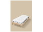 LIVARNO HOME pocketveringmatras op een houten bedframe.