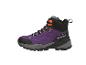 CRIVIT dames lederen trekkingschoenen in paars en zwart.