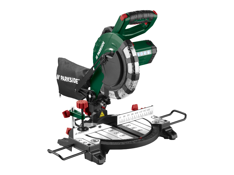 Parkside accu-verstekzaag voor het zagen van hout.