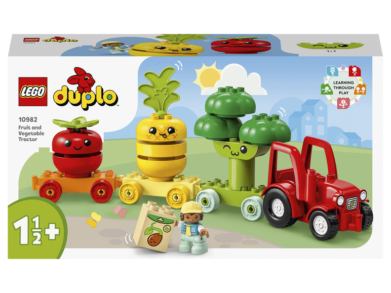 Ga naar volledige schermweergave: LEGO® DUPLO® Fruit- en groentetractor - afbeelding 1