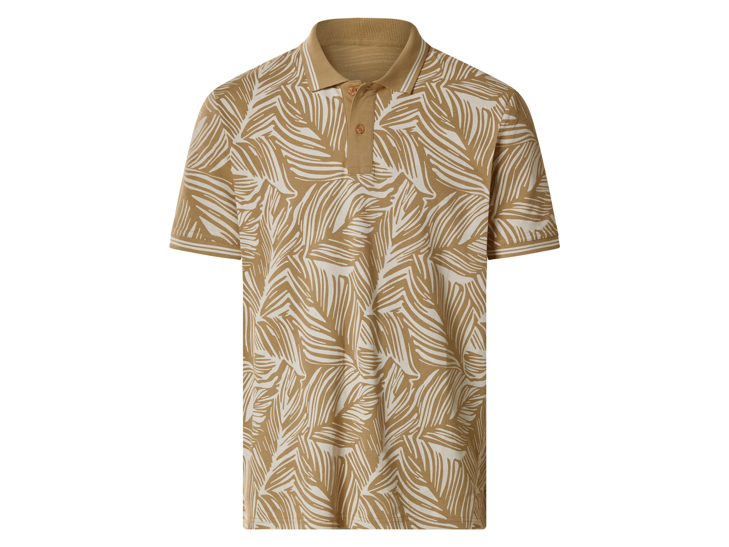 ESMARA MEN Heren poloshirt (Beige, M)