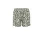 Groene shorts met witte bloemenprint
