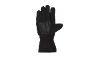 Zwarte handschoen met antislip handpalm.