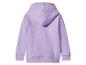 Lichtpaarse hoodie, achteraanzicht.