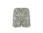 Groene shorts met witte bloemenprint