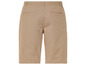 Beige korte broek met twee achterzakken.