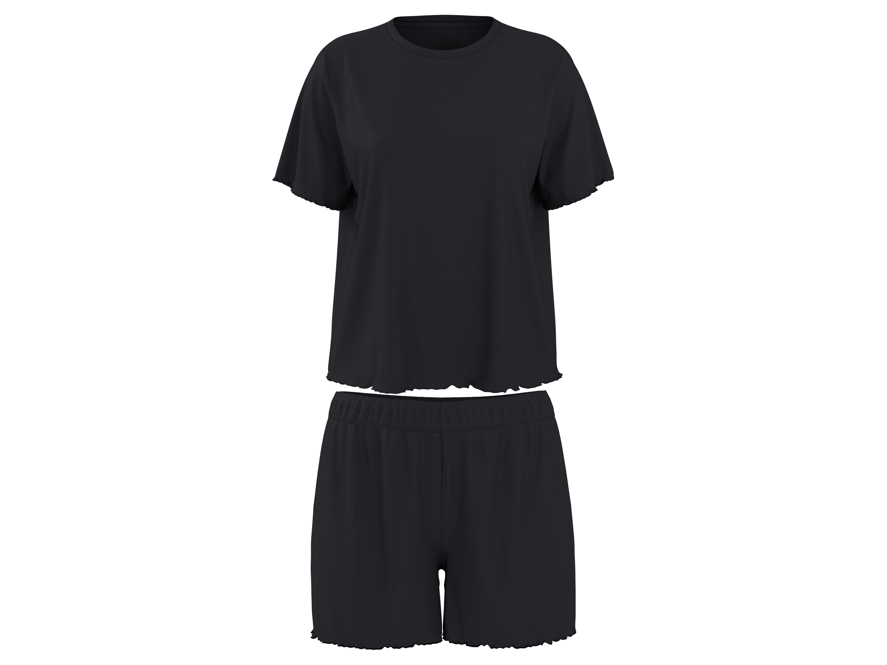 esmara Korte dames pyjama (Zwart, S (36/38))