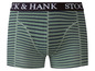 Groen-wit gestreepte boxershorts van Jack & Hank