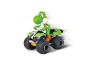 Carrera Mario Kart speelgoedquad met bewegend Yoshi-figuur