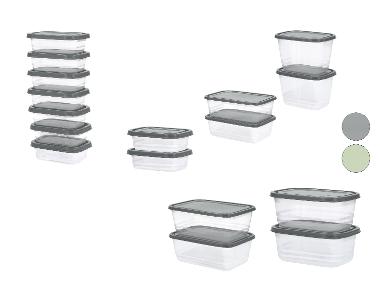 SILVERCREST® Vershoudbakjes met deksel - 17-delig