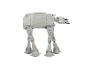 AT-AT Walker speelgoed in lichtgrijze tinten op een witte achtergrond.
