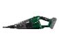 Groene en zwarte draadloze handstofzuiger met 20V accu