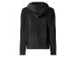 Zwarte fluwelen hoodie, achterkant