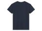 Donkerblauw t-shirt, achterkant.