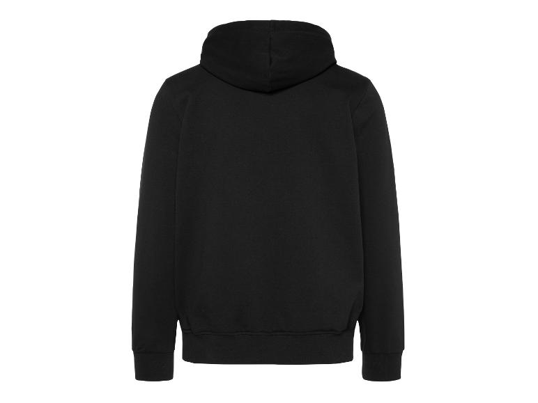 Zwarte hoodie op een witte achtergrond