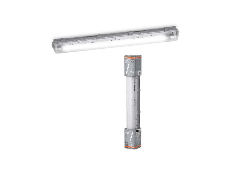 LED-armatuur en de verpakking, met koel licht en IP65-classificatie