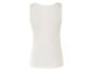 Witte, basic tanktop.
