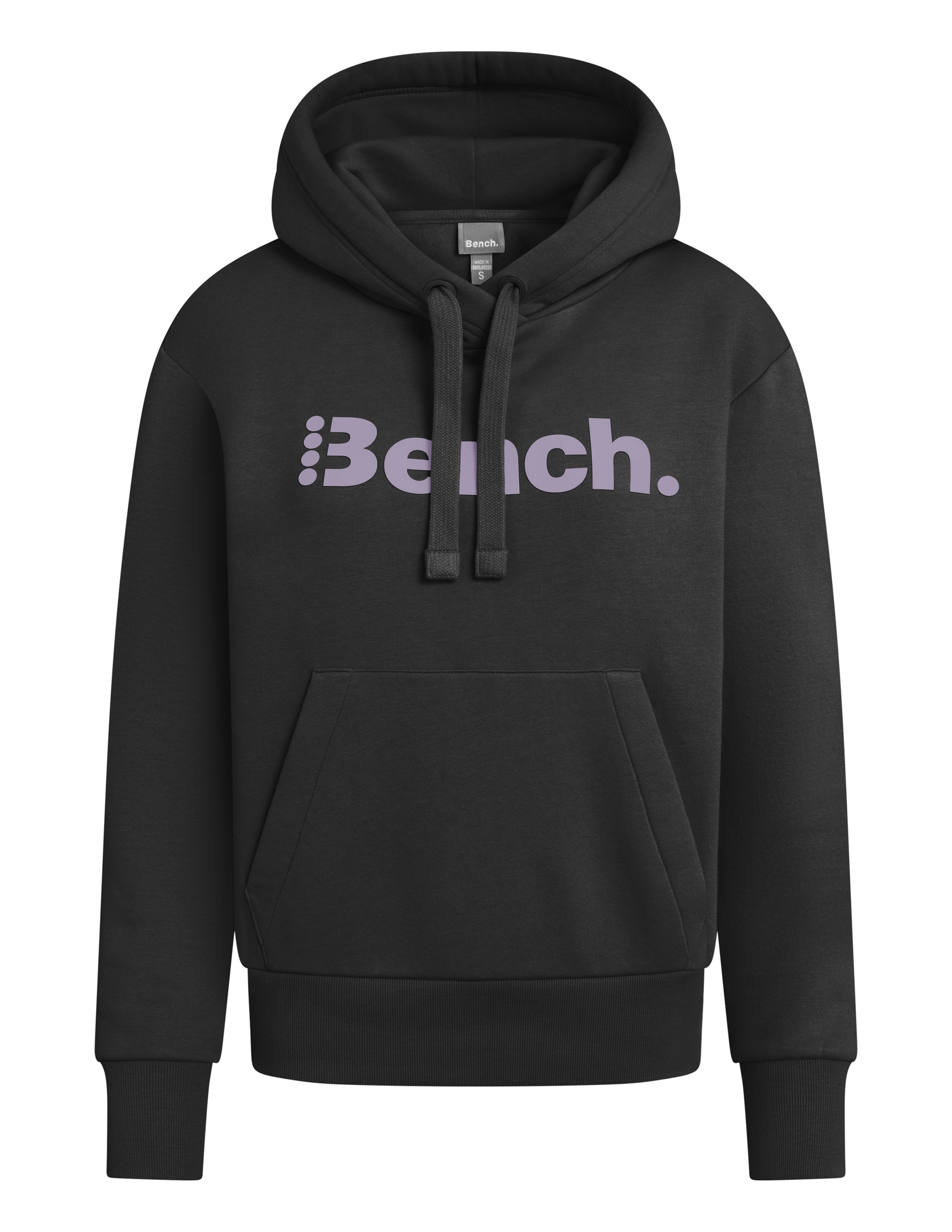 BENCH Dames hoodie of vest (zwart (hoodie), S)