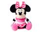 Minnie Mouse knuffel, roze en zwart, met witte stippen