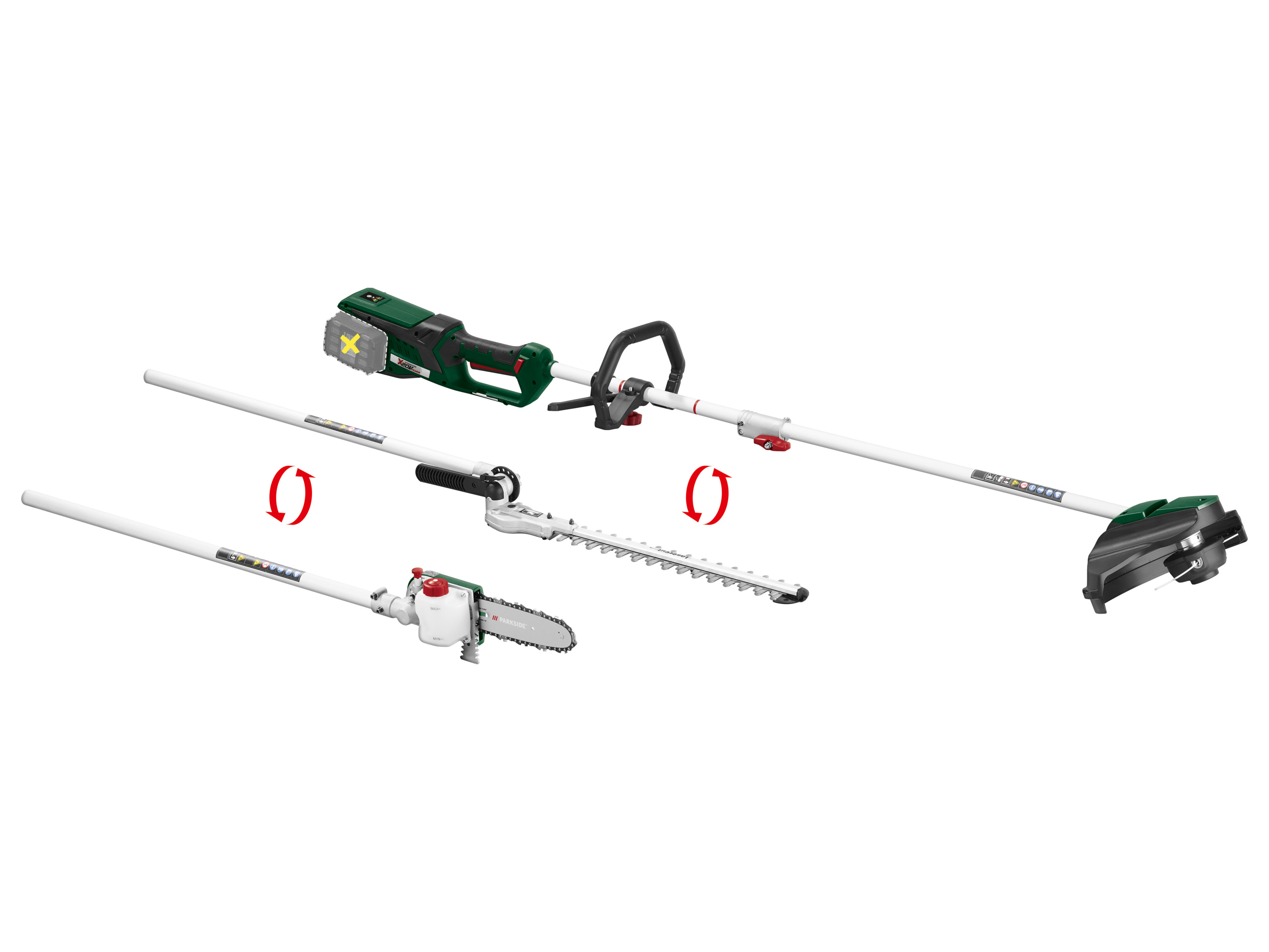 PARKSIDE Accu-tuincombitool 40 V zonder accu's en lader