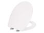 Witte toiletbril en deksel