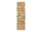 Wandbekleding van natuursteen in beige en bruine tinten