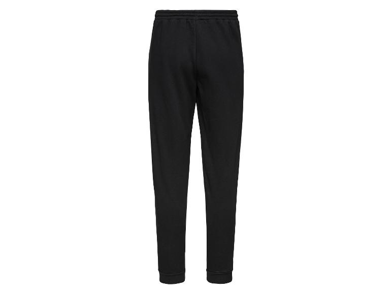 Zwarte joggingbroek met boord