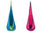 Hangmatten voor kinderen, blauw en roze.