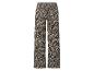 Leopardprint broek met wijde pijpen