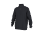 Zwart sweatshirt met opstaande kraag en rits